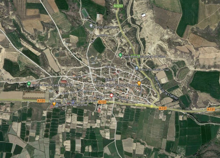 Campo de Tierra en la Partida Espartales o Timoteo llamado Mascarada en termino de Sena (Huesca)